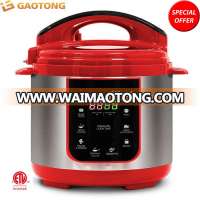 2017 Special Offer UL ETL Certified 120V/60Hz 4Qt 6Qt big handle Programmable digital Pressure cooker