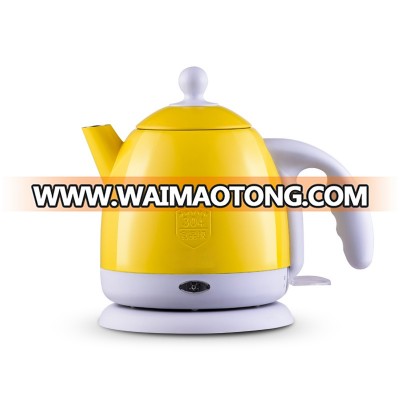 1.0 L capacity small fashion electric kettle pot water boiler