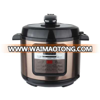 5 litre intelligent non-stick pressure cooker with stainless steel housing